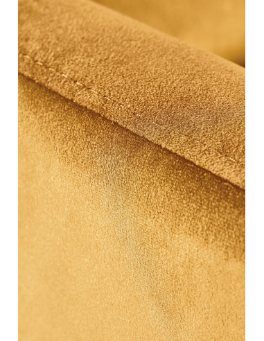 FELIPE_2 Fotel Rozkładany Velvet Musztardowy BLUVEL 68 - Barwy Komfortu
