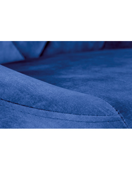 H101 Regulowany Hoker Velvet Granatowy BLUVEL 86 - Stylowe Siedzisko