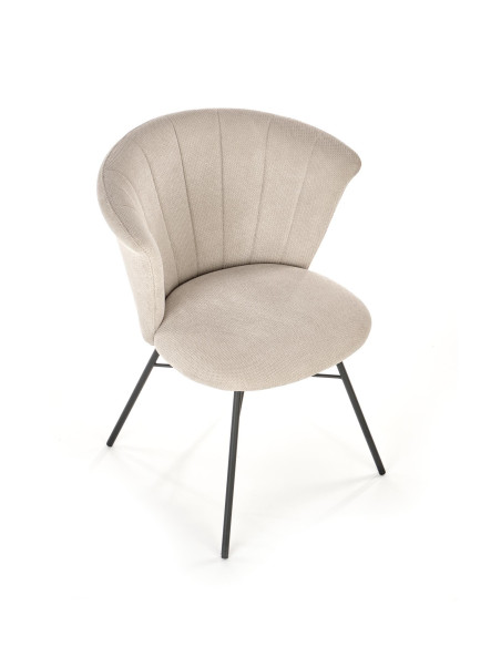 K459 Krzesło Beżowe - Uniwersalna Elegancja w Każdym Wnętrzu