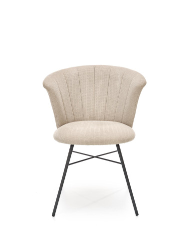 K459 Krzesło Beżowe - Uniwersalna Elegancja w Każdym Wnętrzu