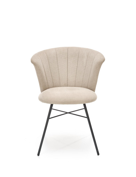 K459 Krzesło Beżowe - Uniwersalna Elegancja w Każdym Wnętrzu