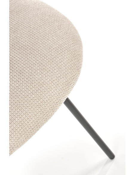 K459 Krzesło Beżowe - Uniwersalna Elegancja w Każdym Wnętrzu