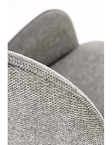 K481 Krzesło Popielate - Minimalizm i Nowoczesność