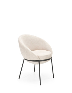 K482 Krzesło Kubełkowe Beżowe - Uniwersalny Design i Komfort