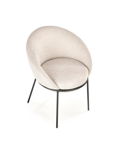 K482 Krzesło Kubełkowe Beżowe - Uniwersalny Design i Komfort