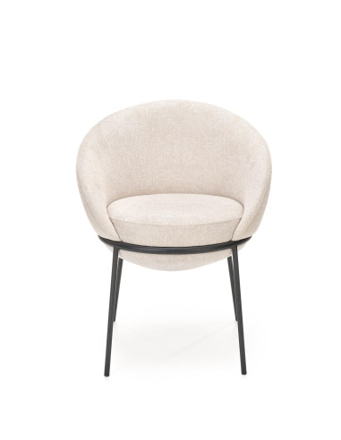 K482 Krzesło Kubełkowe Beżowe - Uniwersalny Design i Komfort