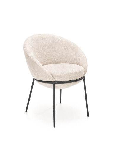 K482 Krzesło Kubełkowe Beżowe - Uniwersalny Design i Komfort