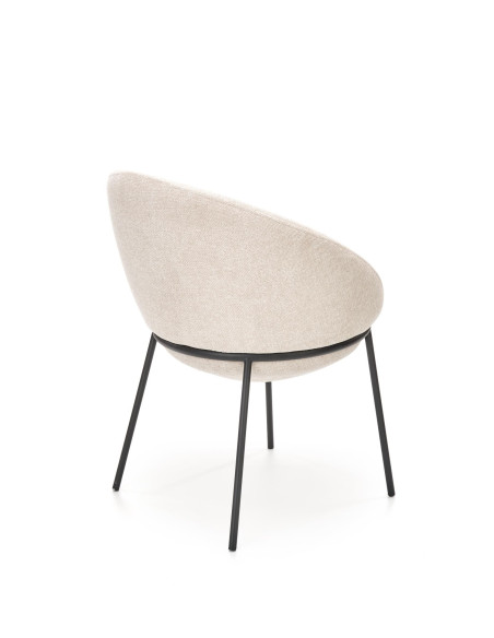 K482 Krzesło Kubełkowe Beżowe - Uniwersalny Design i Komfort