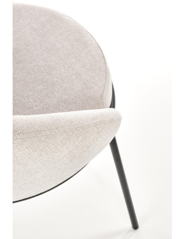 K482 Krzesło Kubełkowe Beżowe - Uniwersalny Design i Komfort