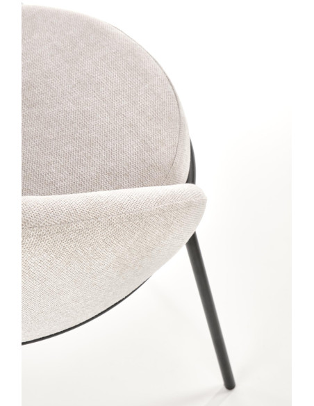 K482 Krzesło Kubełkowe Beżowe - Uniwersalny Design i Komfort