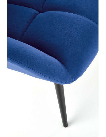 TYRION Fotel USZAK Velvet Granatowy - Głębia Koloru i Styl