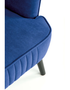 DELGADO Fotel Velvet Granatowy BLUVEL 86 - Nowoczesność i Głębia Koloru 2