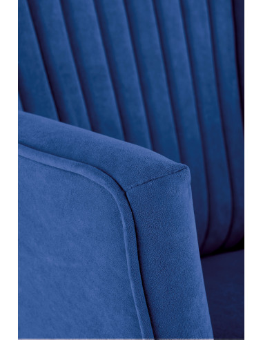 DELGADO Fotel Velvet Granatowy BLUVEL 86 - Nowoczesność i Głębia Koloru