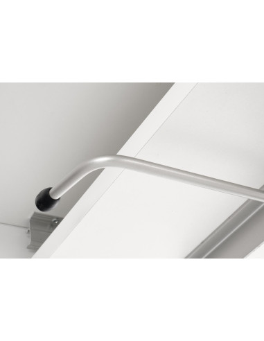 RASPUTIN Ławostół Rozkładany Biały Mat 126-167cm - Przemiana z Ławy w Stół