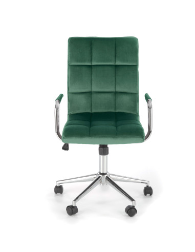 GONZO 4 fotel młodzieżowy ciemny zielony velvet (1p 1szt)