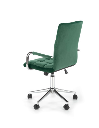 GONZO 4 fotel młodzieżowy ciemny zielony velvet (1p 1szt)