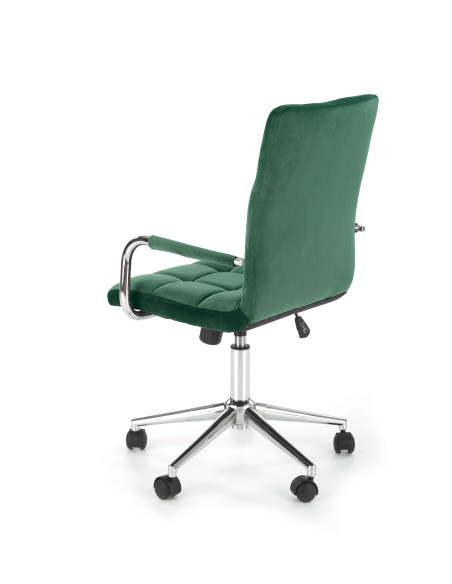 GONZO 4 fotel młodzieżowy ciemny zielony velvet (1p 1szt)