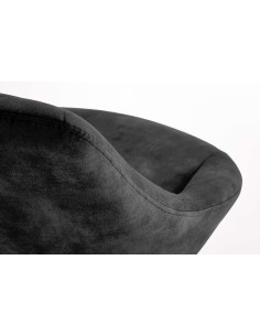 H102 Hoker Velvet Czarny - Nowoczesność z Regulowaną Wysokością 2