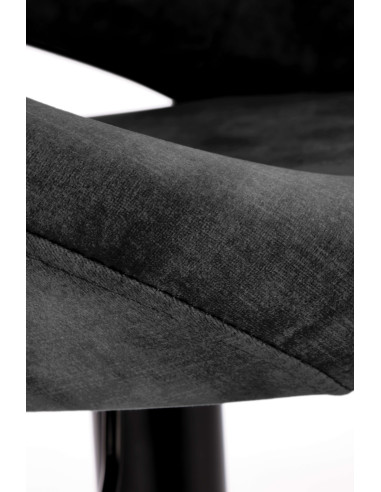 H102 Hoker Velvet Czarny - Nowoczesność z Regulowaną Wysokością