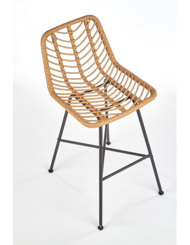 H97 Hoker Ogrodowy Rattan Kolor Naturalny - Naturalna Elegancja Outdoor