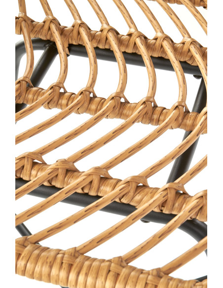 H97 Hoker Ogrodowy Rattan Kolor Naturalny - Naturalna Elegancja Outdoor