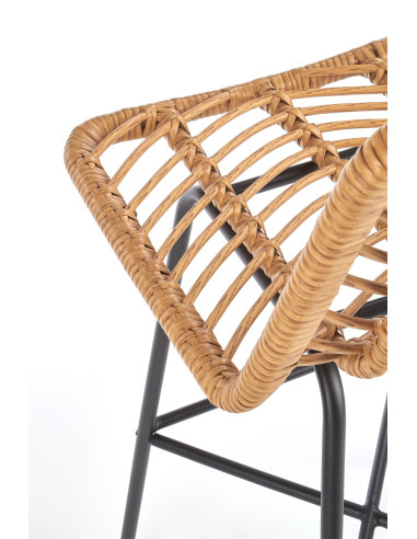 H97 Hoker Ogrodowy Rattan Kolor Naturalny - Naturalna Elegancja Outdoor