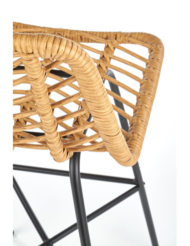 H97 Hoker Ogrodowy Rattan Kolor Naturalny - Naturalna Elegancja Outdoor