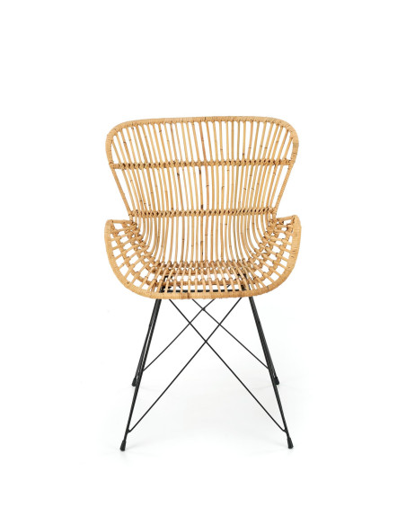 Krzesło CH/335 rattan naturalny / czarny