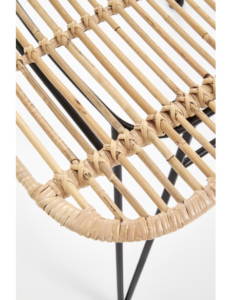 K337 Krzesło Ogrodowe Rattan Naturalny - Elegancja i Naturalny Komfort