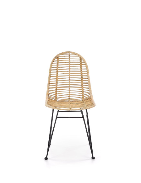 K337 Krzesło Ogrodowe Rattan Naturalny - Elegancja i Naturalny Komfort