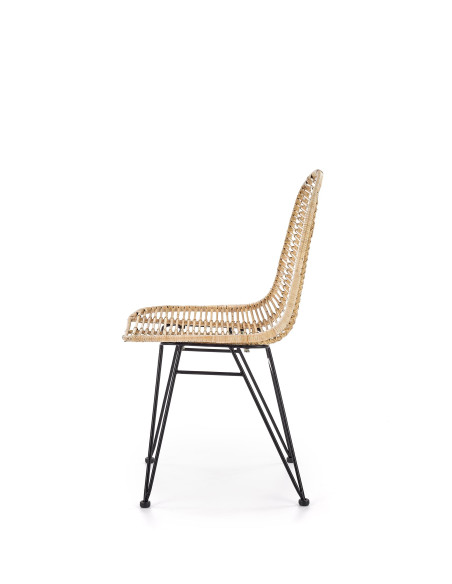 K337 Krzesło Ogrodowe Rattan Naturalny - Elegancja i Naturalny Komfort