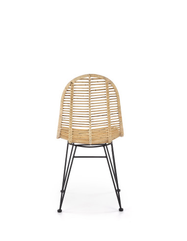 K337 Krzesło Ogrodowe Rattan Naturalny - Elegancja i Naturalny Komfort
