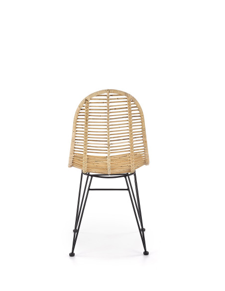 K337 Krzesło Ogrodowe Rattan Naturalny - Elegancja i Naturalny Komfort