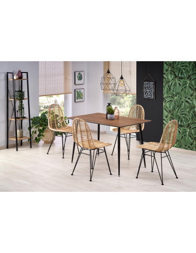 K337 Krzesło Ogrodowe Rattan Naturalny - Elegancja i Naturalny Komfort