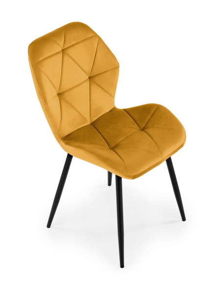 K453 krzesło musztardowy (1p 4szt)