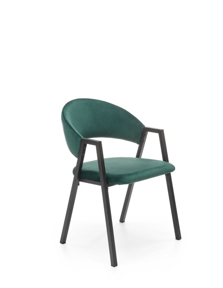 K473 krzesło ciemny zielony (1p 2szt)