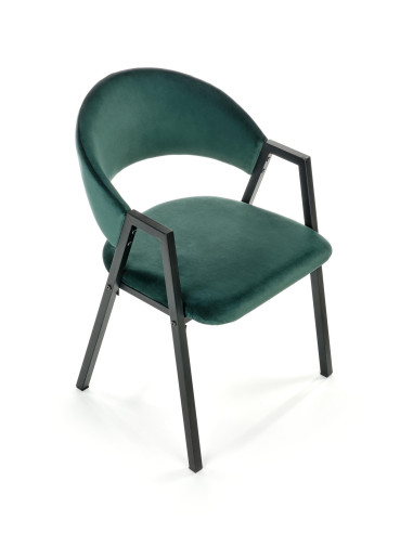 K473 krzesło ciemny zielony (1p 2szt)