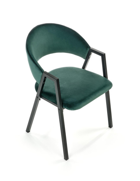K473 krzesło ciemny zielony (1p 2szt)