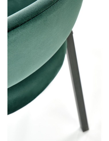 K473 krzesło ciemny zielony (1p 2szt)