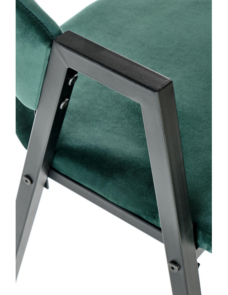 K473 krzesło ciemny zielony (1p 2szt)