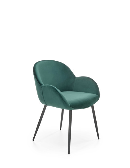 K480 Krzesło Velvet Ciemny Zielony - Elegancja, Komfort i Funkcjonalność