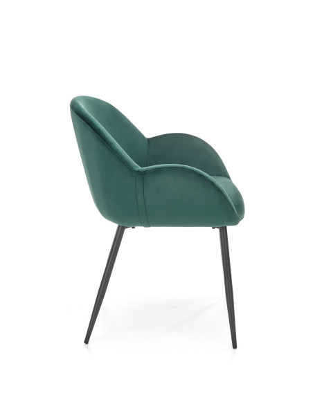 K480 Krzesło Velvet Ciemny Zielony - Elegancja, Komfort i Funkcjonalność