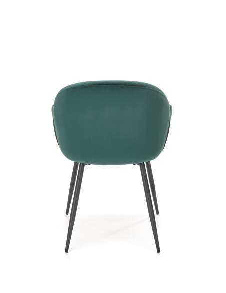 K480 Krzesło Velvet Ciemny Zielony - Elegancja, Komfort i Funkcjonalność