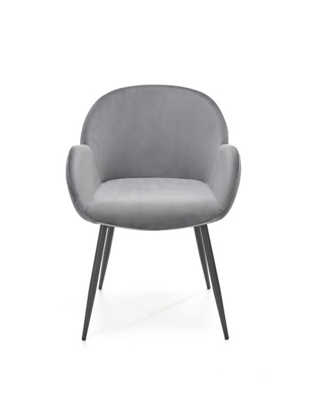 K480 Krzesło Velvet Popielate - Elegancja, Komfort i Funkcjonalność