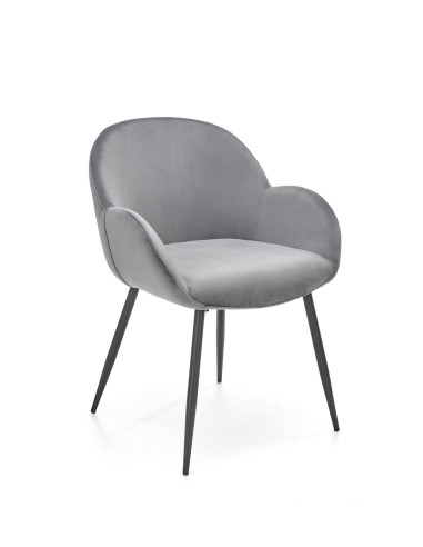 K480 Krzesło Velvet Popielate - Elegancja, Komfort i Funkcjonalność