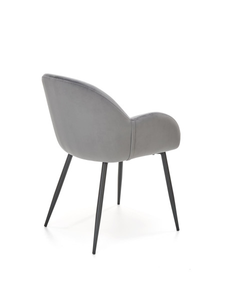 K480 Krzesło Velvet Popielate - Elegancja, Komfort i Funkcjonalność