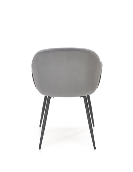 K480 Krzesło Velvet Popielate - Elegancja, Komfort i Funkcjonalność