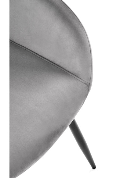 K480 Krzesło Velvet Popielate - Elegancja, Komfort i Funkcjonalność