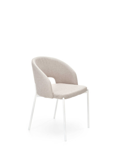 K486 Krzesło z Oparciem Kubełkowym Beżowe - Uniwersalna Elegancja