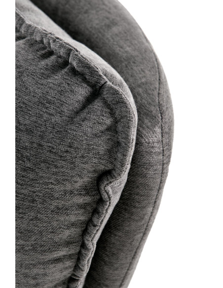 NERVAL Miękki, Wygodny Fotel Ciemny Popiel - Komfort w Subtelnym Stylu